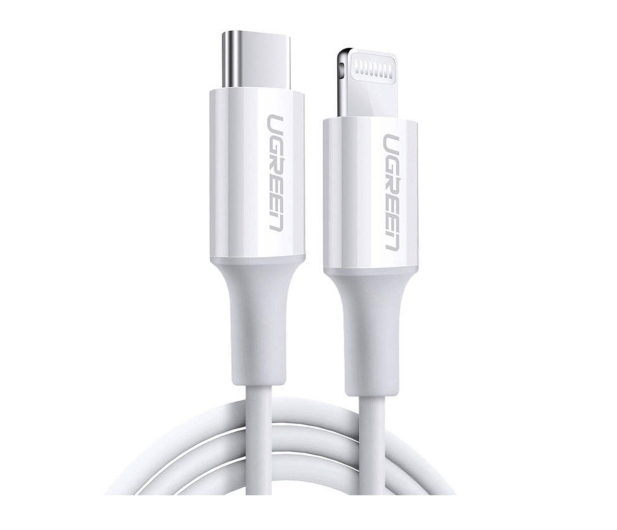 UGREEN Kabel Lightning do USB-C 3A US171 1.5m biały - 1489074 - zdjęcie 2